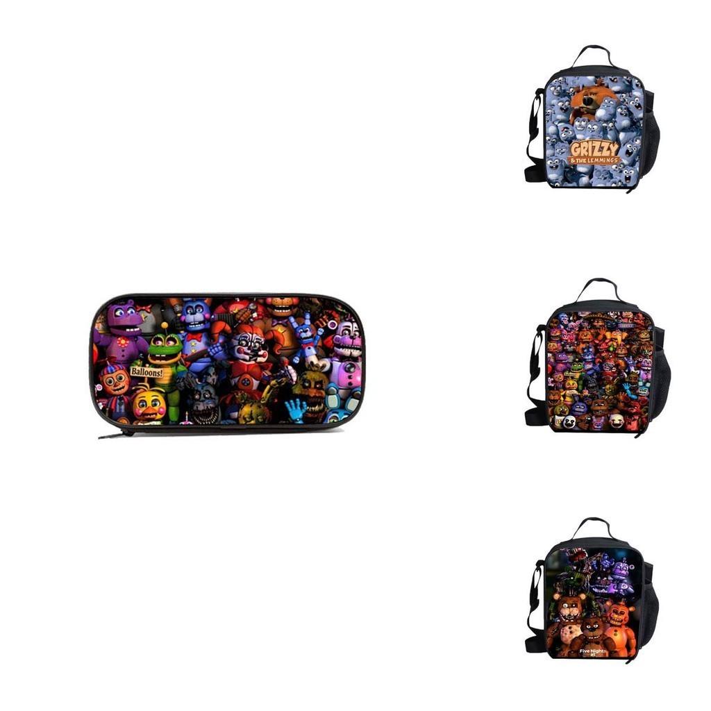 Five Nights At Freddy's Children's Backpack Set Durable Polyester Fabric Spacious 20-35l Capacity