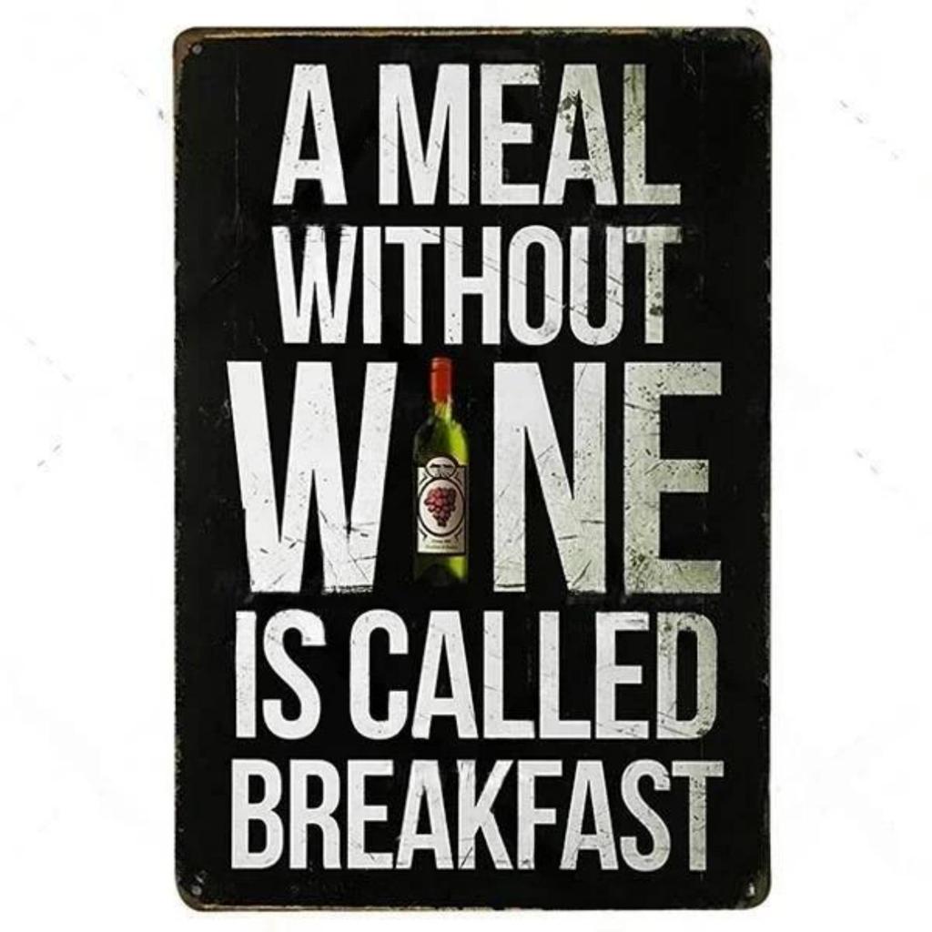 Vintage World Wine Metal Sign Plaque Whiskey Painting Alcohol Poster for Bar Club Man Cave Wall Decor Retro Pub Decoration