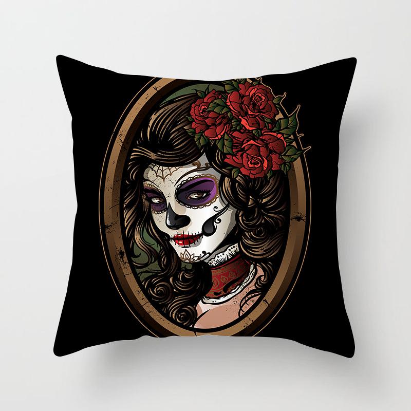 Japanese Ninja Character Digital Single-sided Printing Sofa Pillow Cushion Cover Home