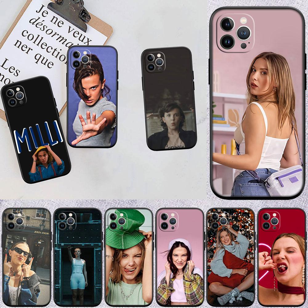 BF81 Millie Bobby Brown Soft Shell Phone Case for Redmi Note 13 14 Pro+ Plus A3 A3X 13X 13C 13R 14S 14C 14R