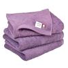 Transparan Imabari Face Towels, 3-Piece Set, Luxe, Made In Japan, Thick, Hotel-Grade, Absorbent, 100% Cotton (Purple)