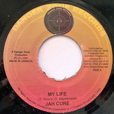 7-Zoll-Schallplatte JAH CURE - My Life NONE Danger Zone Rec 2007 Jamaika Reggae, Ska & Dub Gebraucht