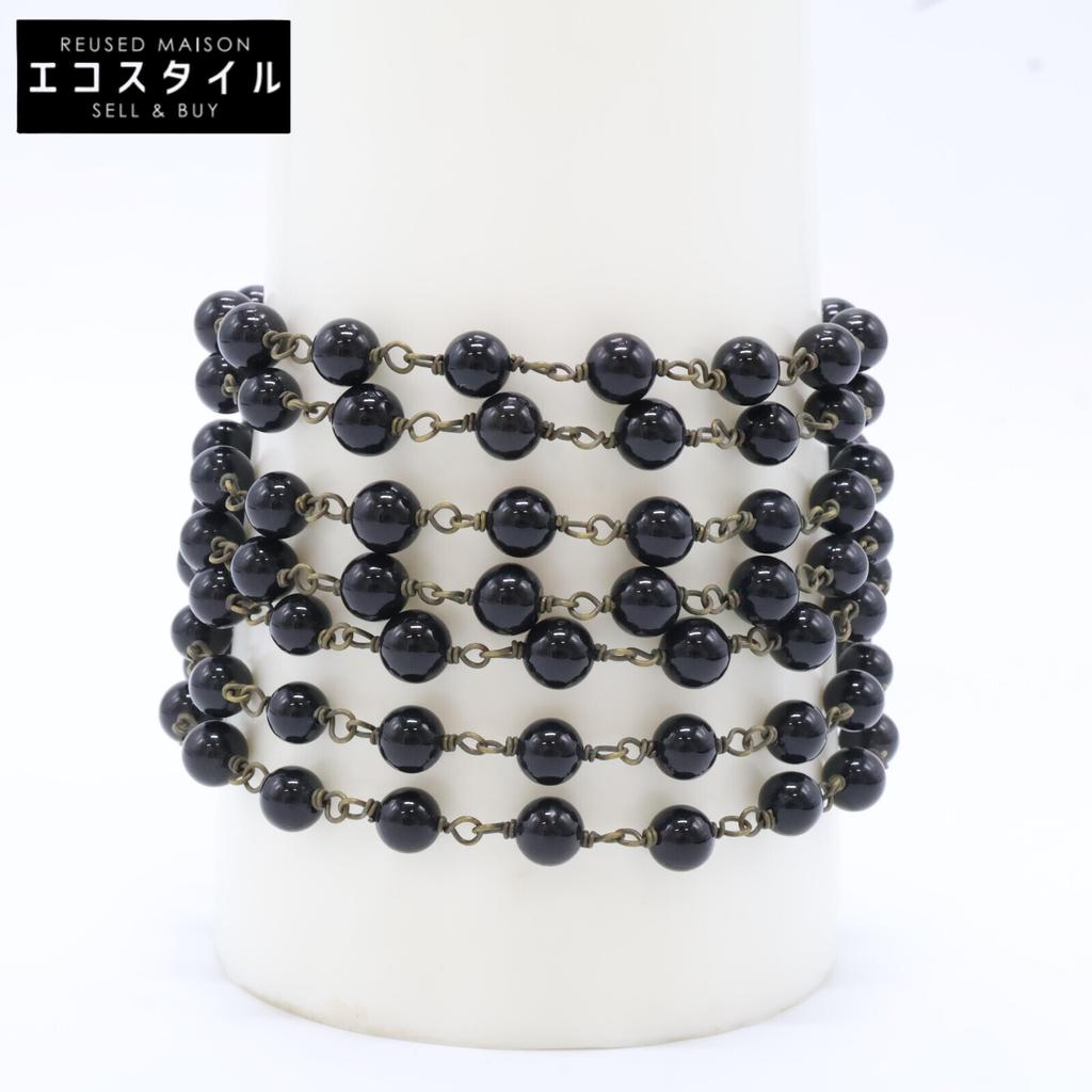 murderpollen [Good Condition] Onyx 7 Chain Bracelet Black / goldUsed