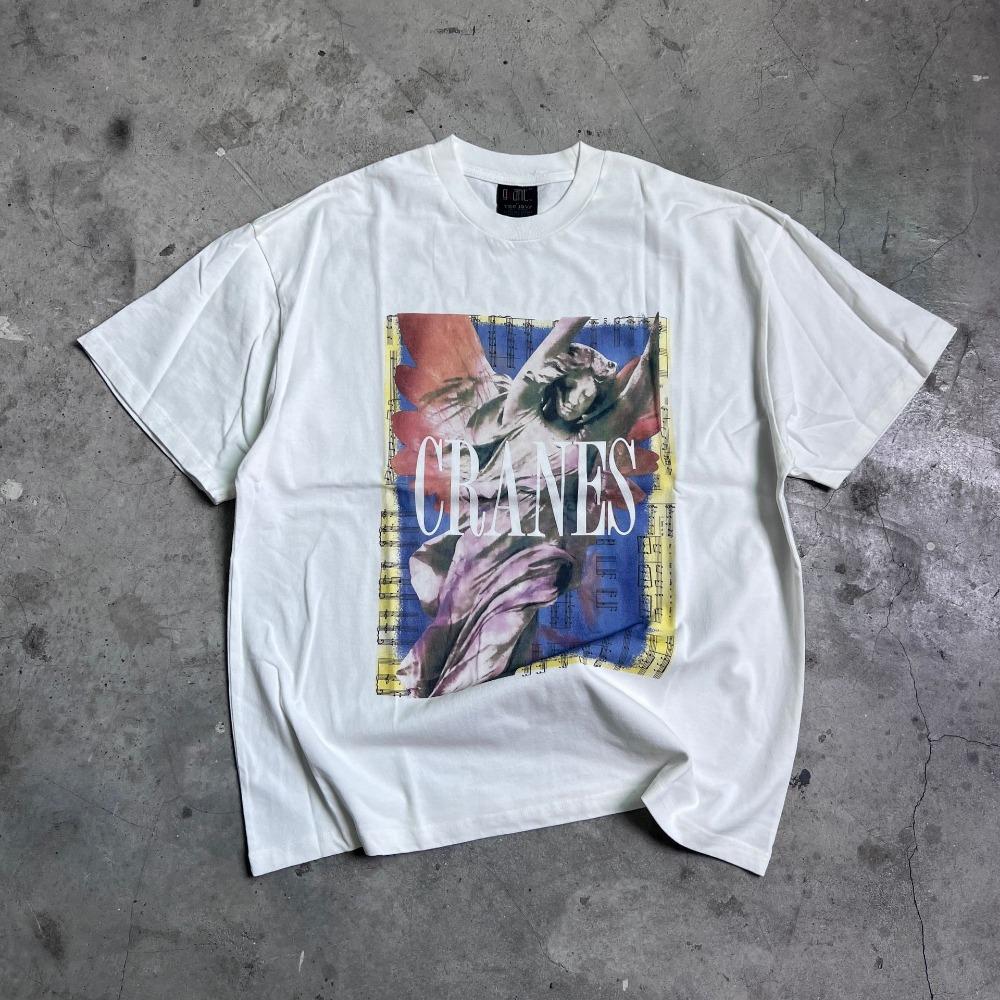 Mote Streetwear Vintage T-skjorter Grafikk Trykt Casual Løs Oversize Bomullsklær Topper T-skjorte For Menn Unisex