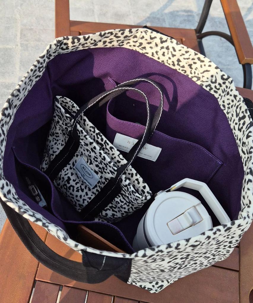 Blow Leopard Shopper Bag + Mini Bag