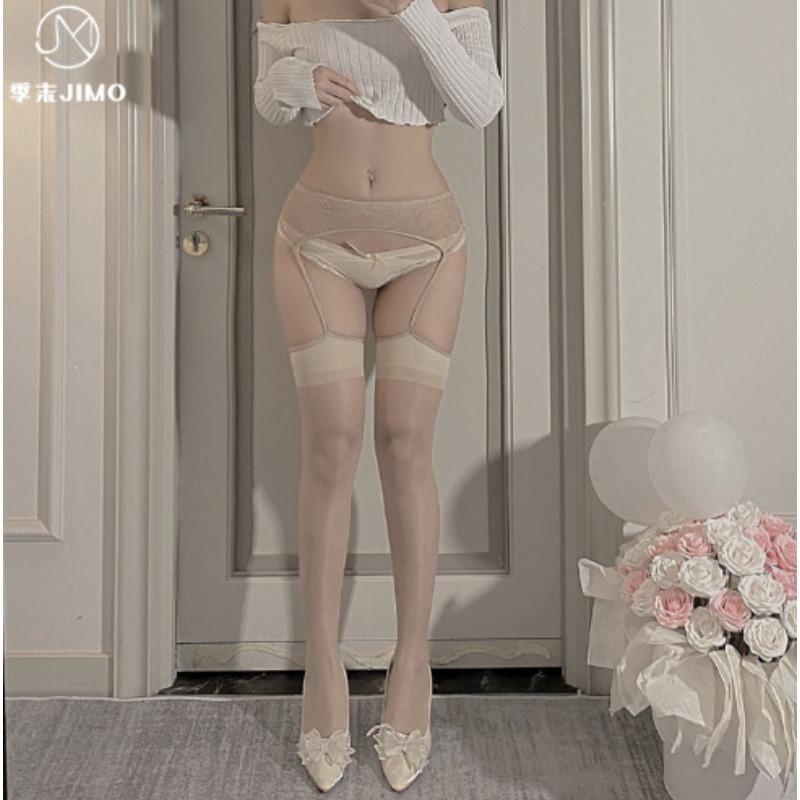 Sex underwear D lace suspenders integrated socks lace horse oil aurora sexy stockings women pure desire contrasting color stockings women
