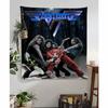 Van Halen Retro Rock Band Hanging Bohemian Tapestry Bohemian Wall Tapestries Mandala Cheap Hippie Wall Hanging