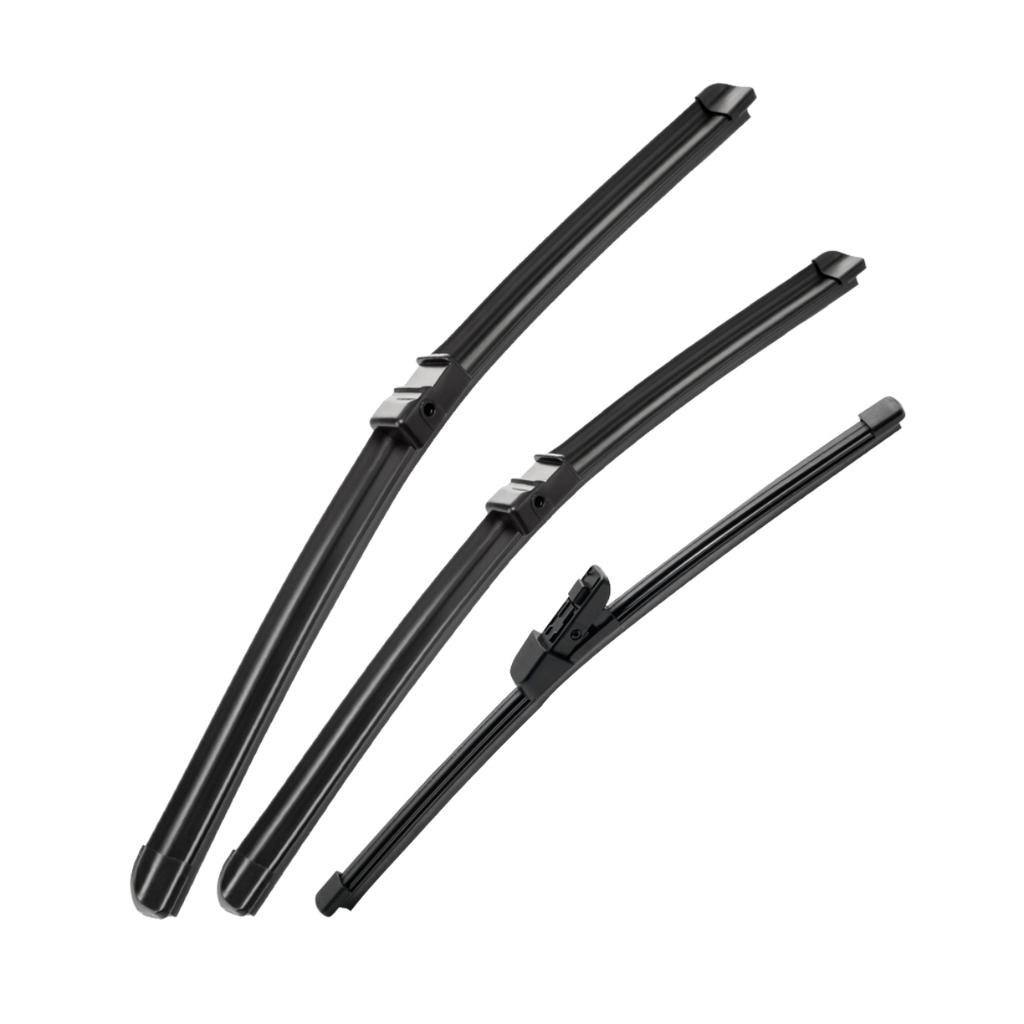 For Volkswagen VW Golf Plus 521 2009-2014 2010 Wiper Front & Rear Wiper Blades Windshield Windscreen Window Brushes 28"+28"+14