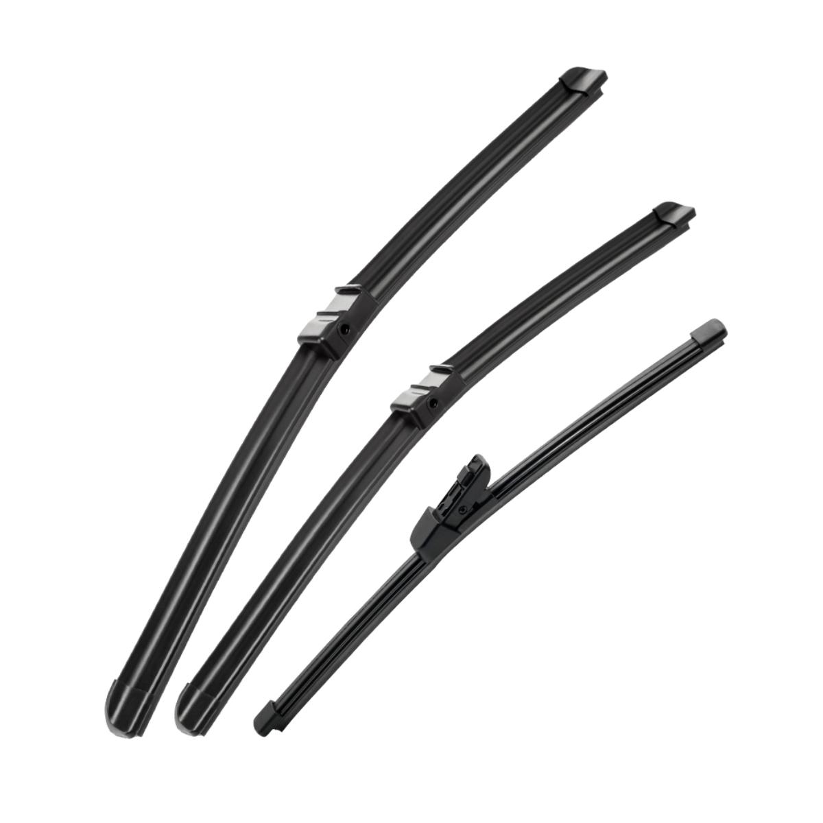 

For Volkswagen VW Golf Plus 521 2009-2014 2010 Wiper Front & Rear Wiper Blades Windshield Windscreen Window Brushes 28 +28 +14 Q04-28,R-Q04-28,D-14 чёрный
