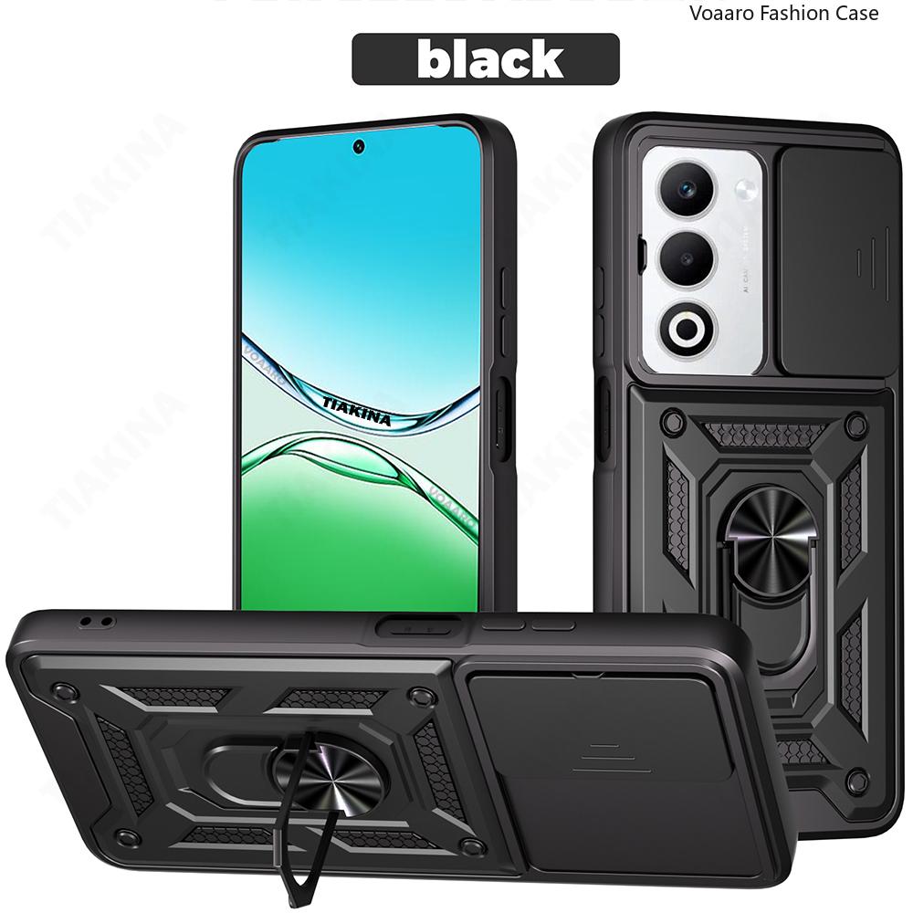 

Чохол-накладка Slide Lens Armor для OPPO A5 A5X 4G 5G Global Case для OPPO K13X 5G India Case Магнітний тримач-кільце Протиударна кришка OPPO K13X 5G India