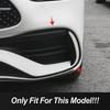 Carbon Fiber Color Car Front Foglight Lip Wing Spoiler Trim Strips For Mercedes Benz C Class W206 - Exterior Accessories