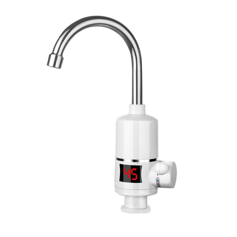 Instant Hot Water Heater Tap Fast Instantaneous Thermostat for Water Heater 3000w Electrical Faucet Temperature Display