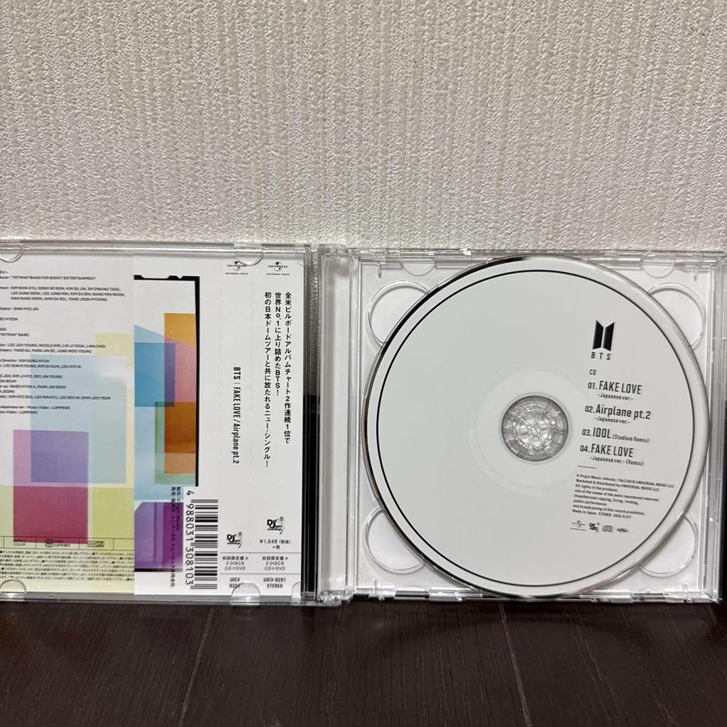 [USED] BTS Lights FAKE LOVE MIC Drop CD DVD 3-disc set