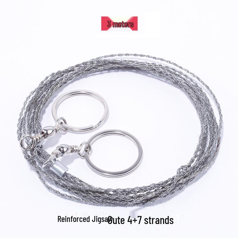 Stainless Steel Wire Hand Saw - Portable Outdoor Survival Tool