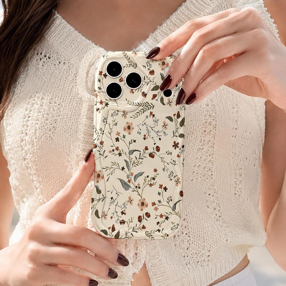 Gentle Daily Wavy Frame Silicone Case For iPhone 17 16 15 14 Pro Max Plus XR XS Anti Drop Soft Phone Cover