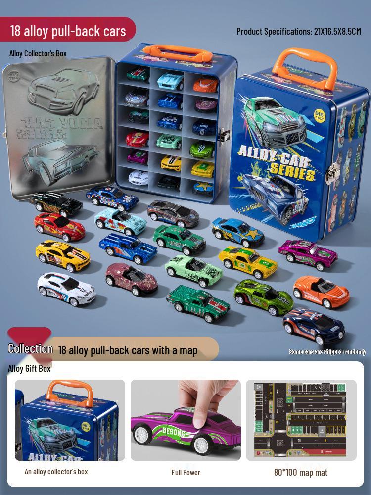 

Сплав Хуэй Ли Игрушечная машинка Слепая коробка - Набор моделей гоночных автомобилей для 3-летних Подарок на день рождения