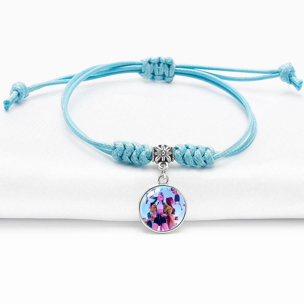 Simple Stylish Woven Bracelet Rumi Zoey Mira Diamond Knot Jewelry Adjustable Pendant Bracelet