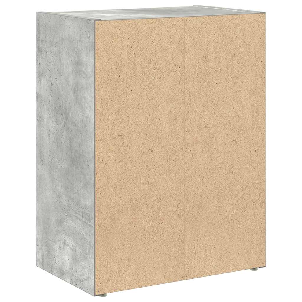 Bookshelf Concrete Grey 40 x 24 x 52 cm Particleboard