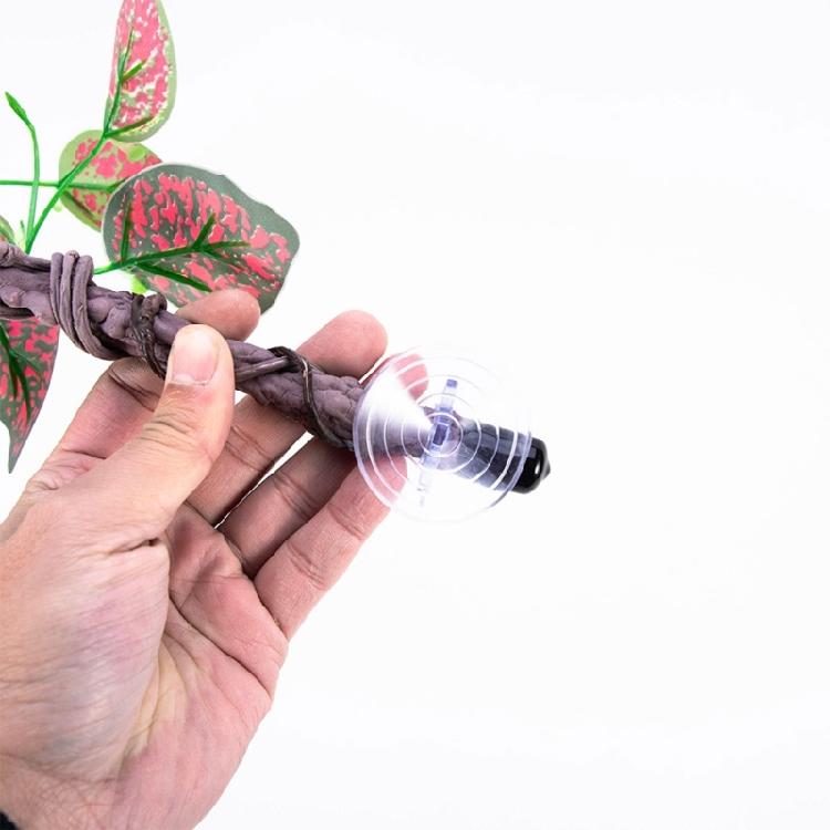 Realistic Vine Decoration for Reptiles Terrariums Natural Cave Habitat Decors Climbing Plant Hammock Hideouts Cave