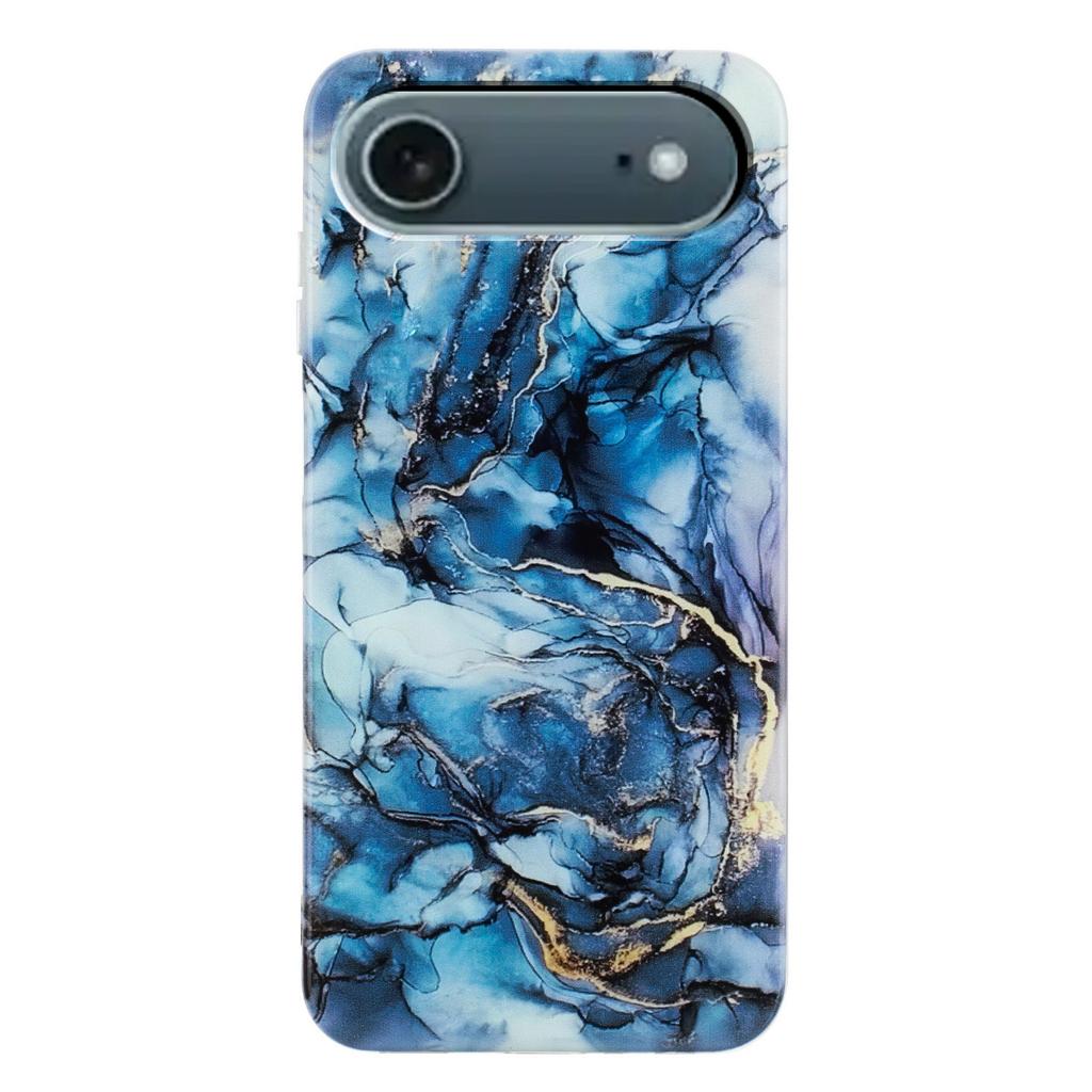 For iPhone 17 Air Case Marble Pattern Painted TPU Phone Back Cover
