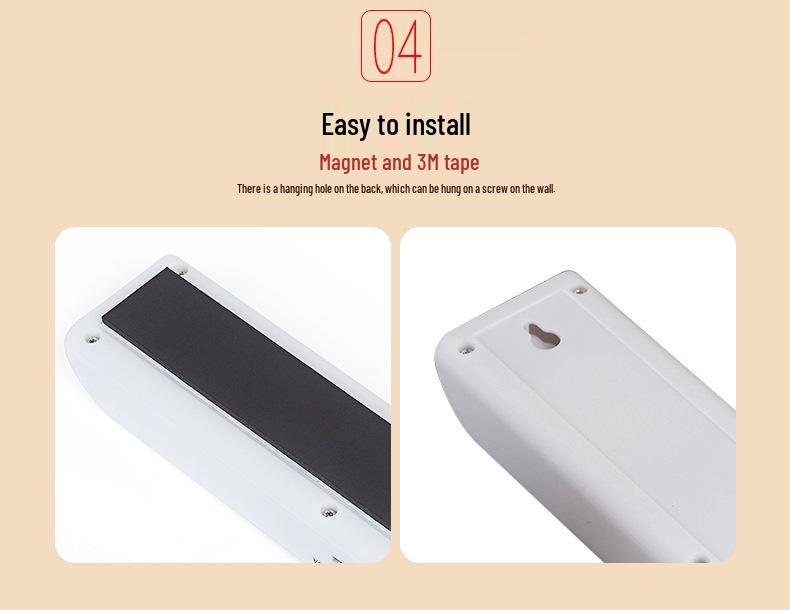 USB Rechargeable LED Motion Sensor Cabinet Light for Bedroom, Corridor, or Wardrobe