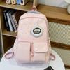 Korean Version of High School Students  Junior High School Students  Large Capacity Contrast Color Backpacks  Travel Backpacks
