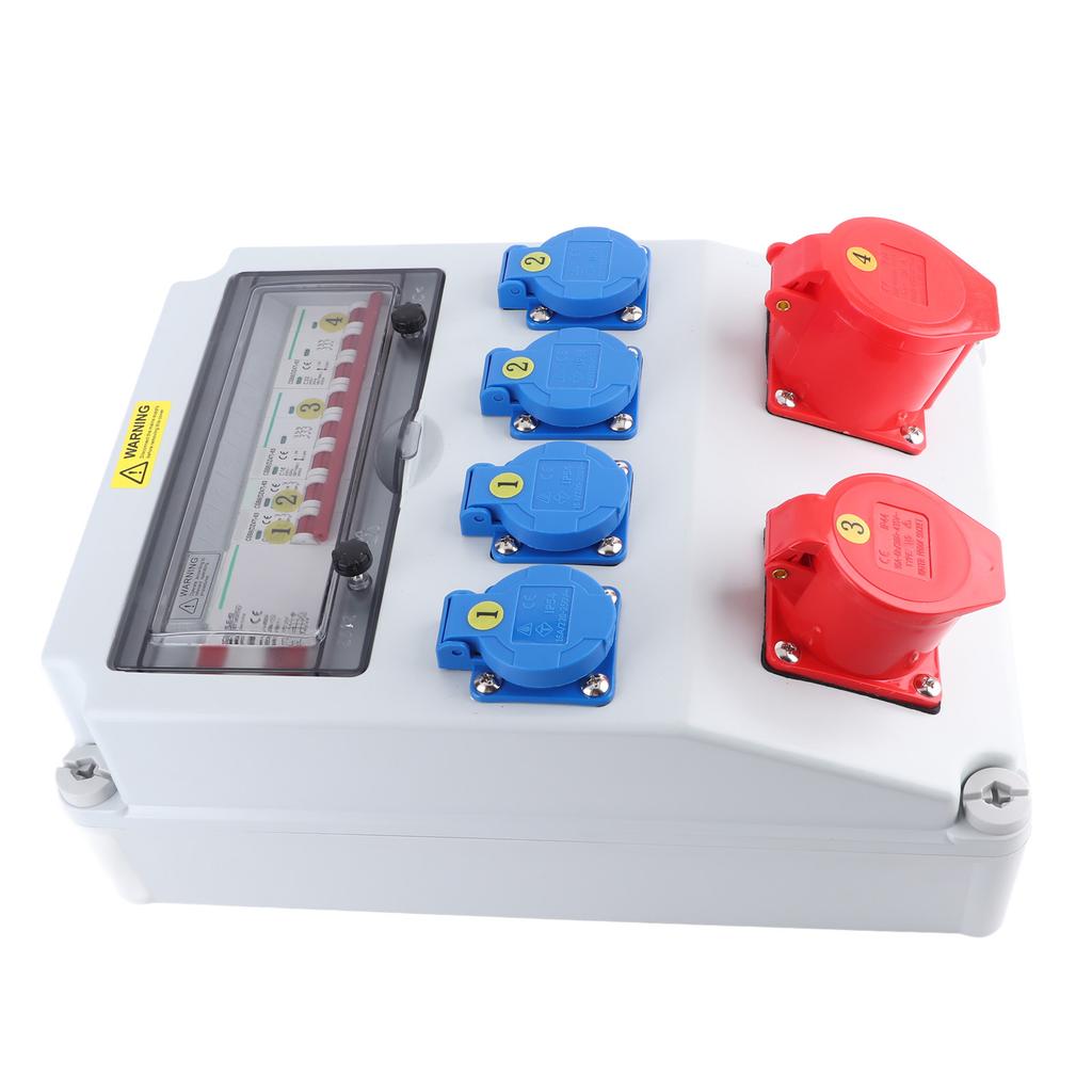 Industrielle Steckdosenbox 2-adrig 220?250 V, 5-adrig, 380?415V Steckdosen C16 C32 Leistungsschalter Strom