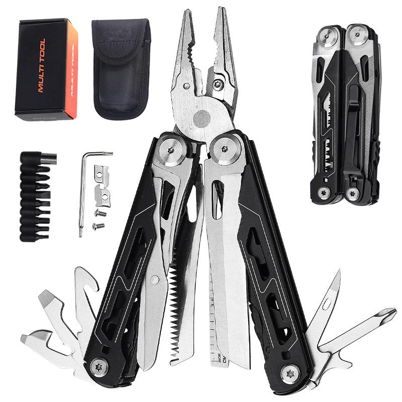 Multitool Pliers Folding Pocket EDC Stainless Steel Outdoor Survival Tool Kit Portable Camping Hiking Gear For Backpacking