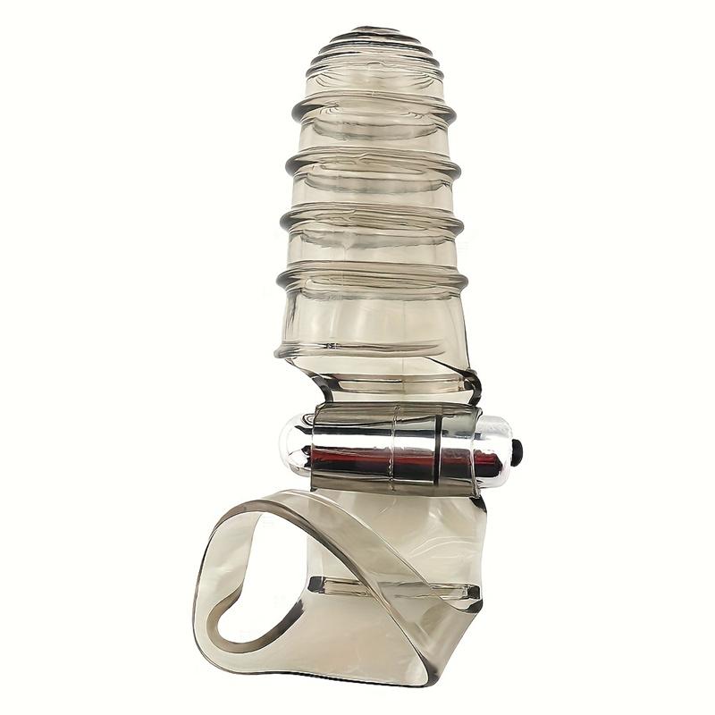 Adult Supplies Sex Toy Strong Vibrating G-spot Massage Finger Sleeve Masturbation Finger Vibrator Buckle Cover, Adult Erotic Sex