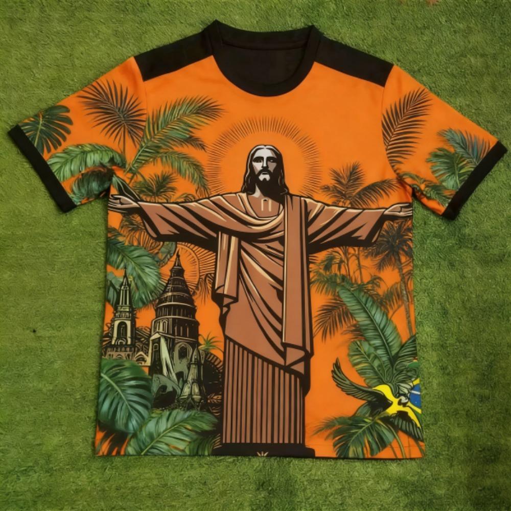 

Summer Fashion JESUS Printed T-shirt Summer Kids Casual Outdoor Girl and Boy Short Sleeved Tees Top Pullover 100