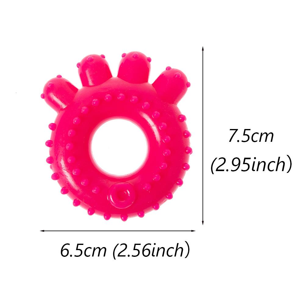 Safety Rubber Dog Cat Playing Toy Bite Resistant Pet Chew Toys Accessories for Small Dogs Puppy mascotas juguetes para perro