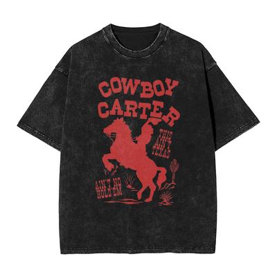 Magliette da uomo Cowboy Carter Album Beyonce Tour Top Tee Spiaggia Vintage Maniche Corte T-shirt Girocollo T-shirt Vendita all'ingrosso