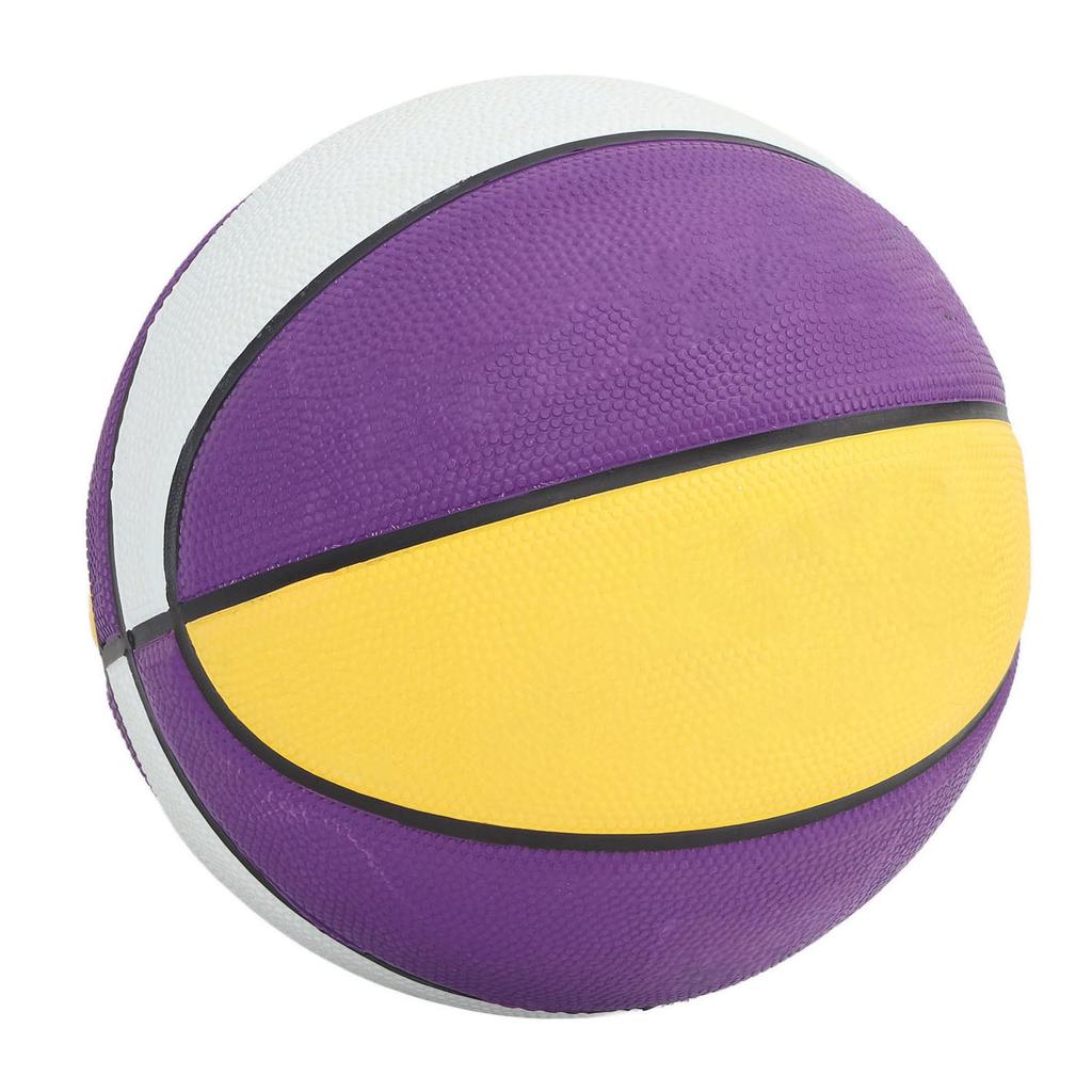 Basketball Résistant à l'Usure Durable Sûr Anti-Transpiration Caoutchouc Souple Sports Basketball pour Entraînement d'Adolescents Numéro 7, 24.6cm