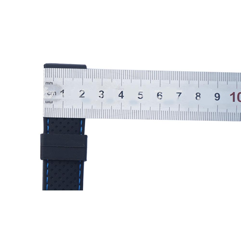 22mm Silicone Watch Band Strap for Men Women Watch Band Replacement with Stainless Steel Buckle