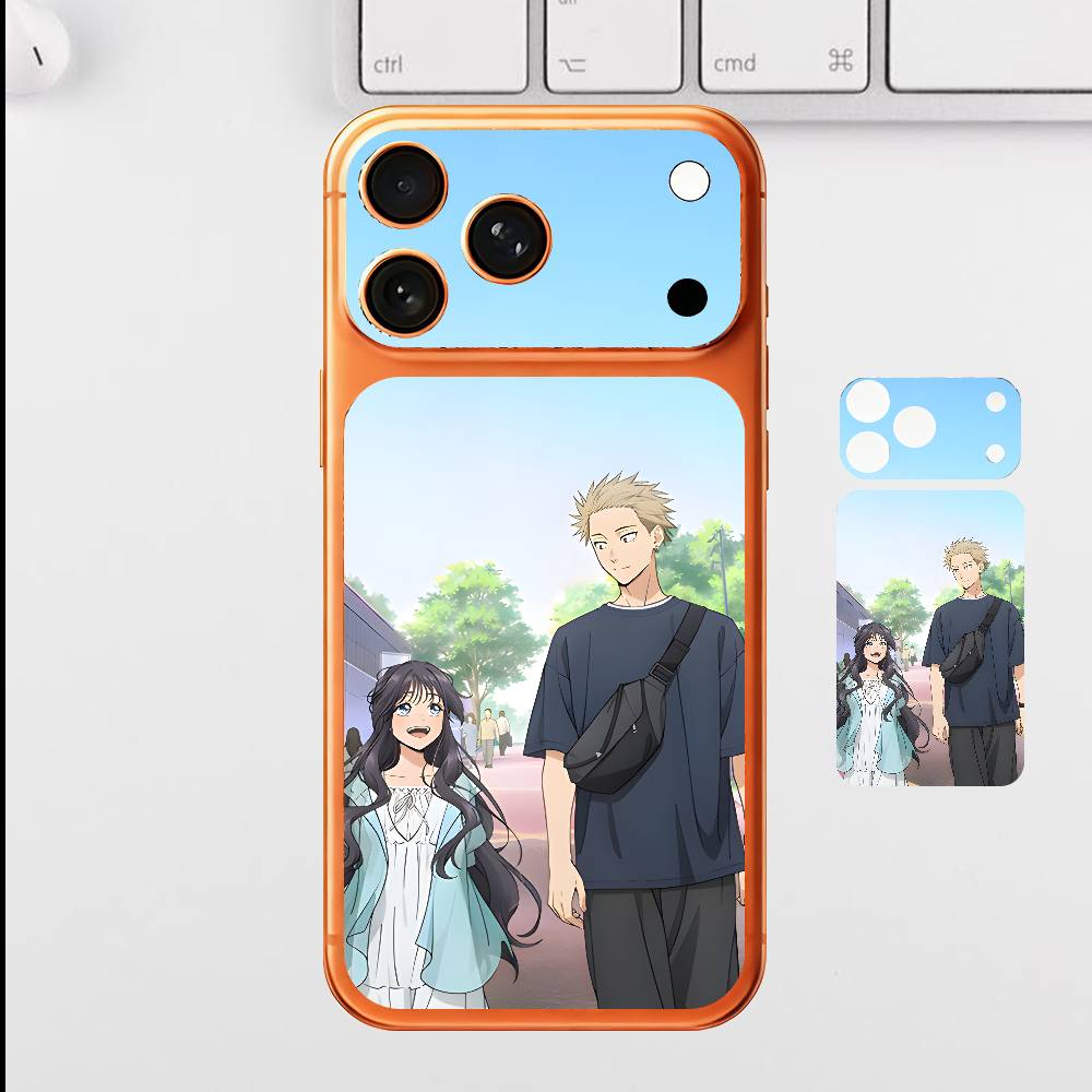 Anime W-Waguri R-Rintaro For IPhone 17 Pro ProMax Full Back Cover Decal Wrap Skin Rear Protective Sticker Film