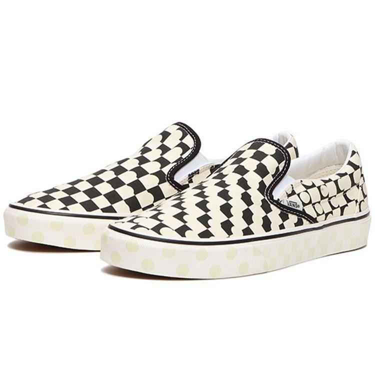 Vans Classic Slip-On Checkerboard - UV Ink Unisex Sneakers White True-White VN0A33TB45R