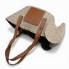 Excellent LOEWE Handbag gray felt Women Used