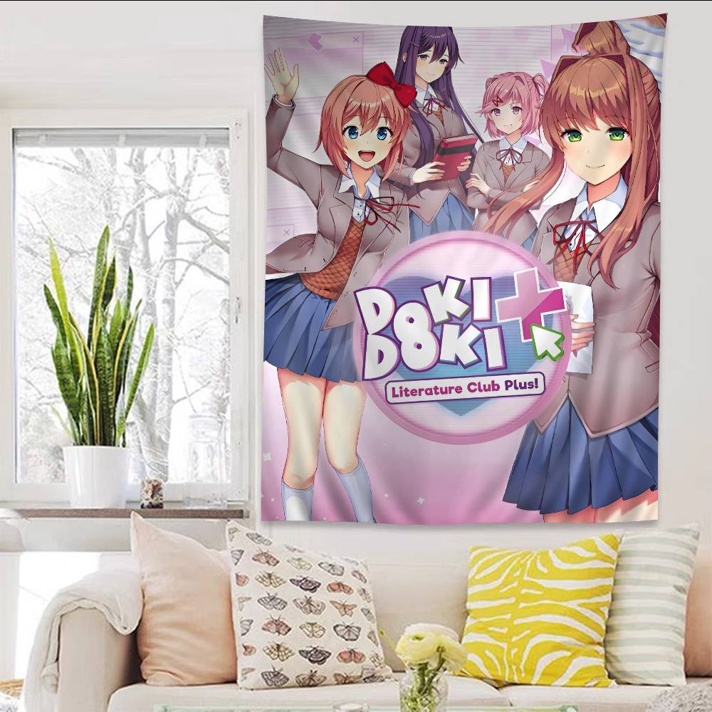 Doki DDoki LLiteratuare DIY Wall Tapestry for Living Room Home Dorm Decor Wall Art Decor