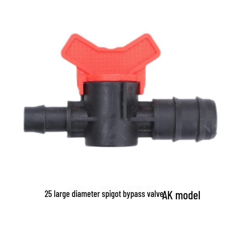 PE Pipe Direct Valve for Gardening and Greenhouses - Large and Small Opening Bypass Valve