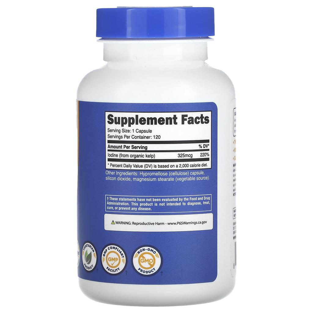 Kelp, 325Mg, 120 Capsules