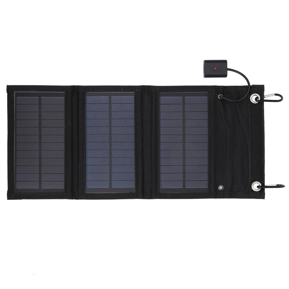 15W Portable Solar Panel Foldable Pack Waterproof Solar Panels for Tourism and Hiking