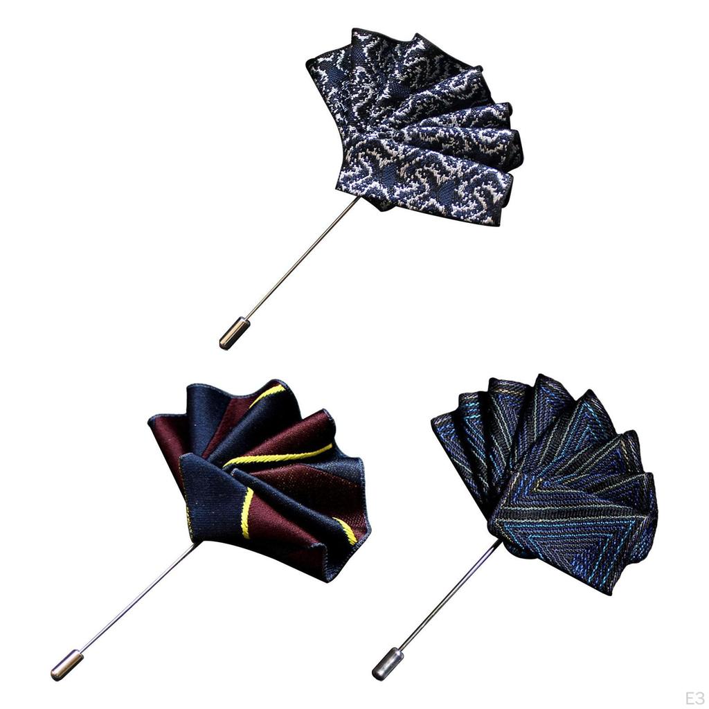 Men's Lapel Pin Chic Corsage for Ceremony Wedding Stage Performance Anniversary