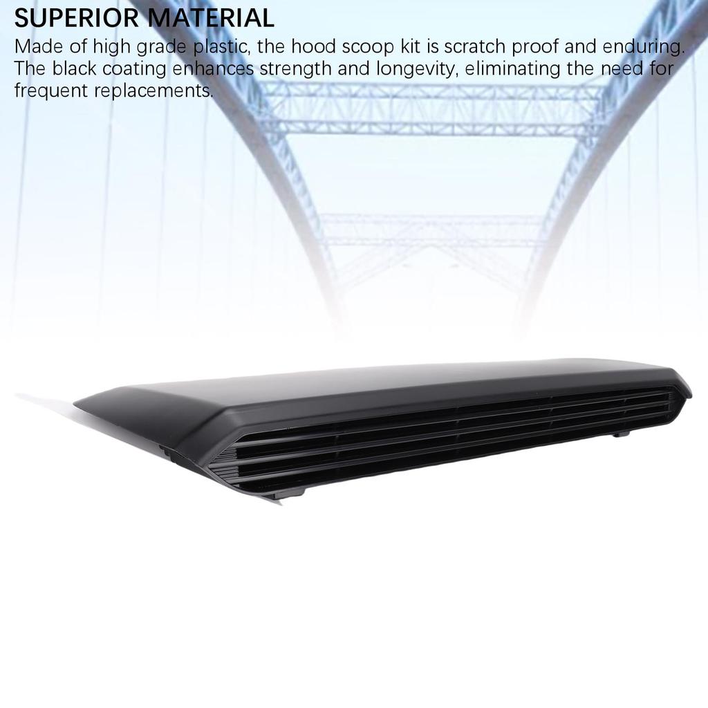 Car Front Upper Hood Scoop Intake Air Duct 7618104900 Bulge Insert Upgrade Air Flow Scoop Kit Replacement For Tacoma 2016-2025