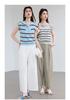 Summer "Nine Point Overture" Series High-Waisted Loose Casual Nine-Point Sickle Lantern Pants