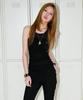 Atiseuteukeompeullegseu Artist Halter-Neck Round Cut Sleeveless (Black)