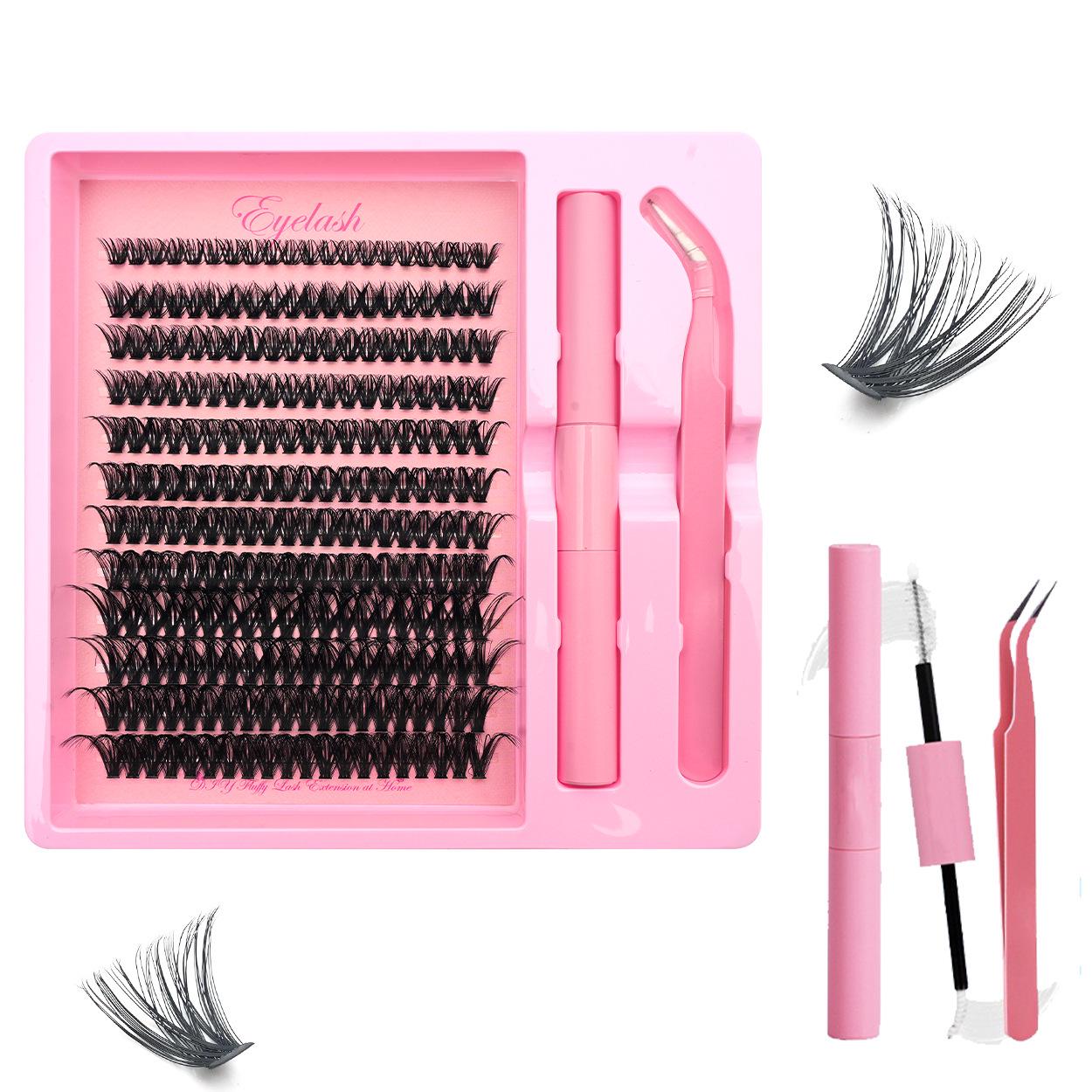 

Segmented Thick False Eyelash Extension Set