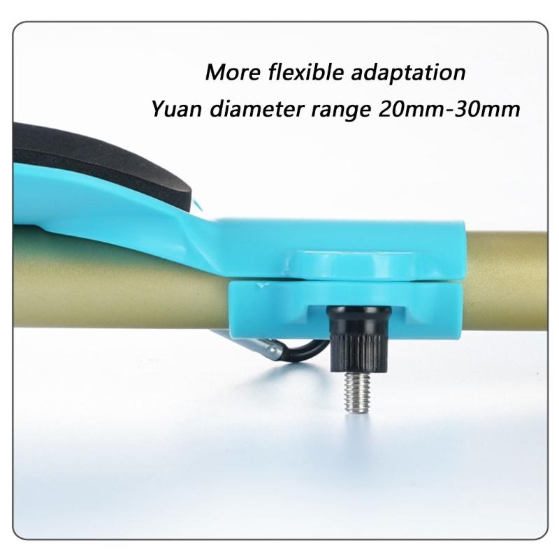 Fishing Rod Holder Rest Nonslip Stand Wrist Support Bracket with Comfortable Elbow Pad Rotating Rod Arm Protector