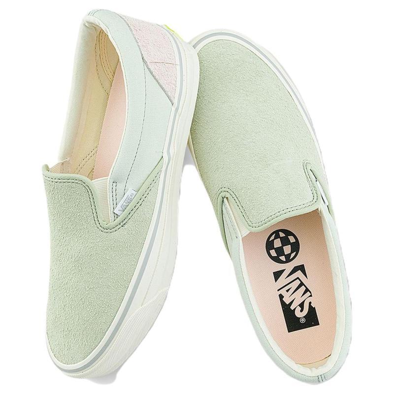 Vans Slip on Skateboarding Shoes 'Light Green' Sneakers VN000CTCBGK
