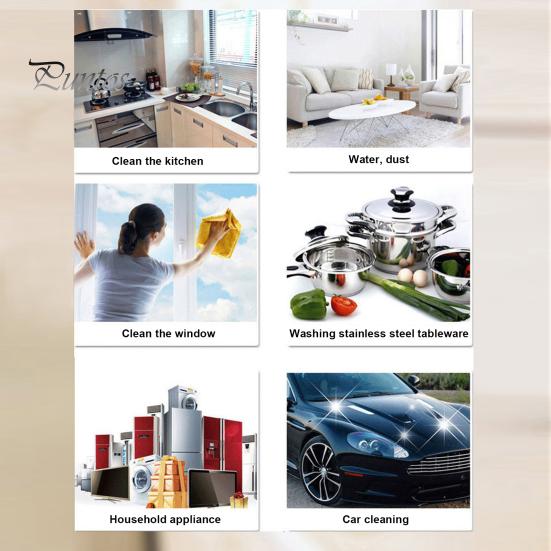 1/5Pcs Rag Cleaning Clothes 30*40cm Streak-Free Lint-Free Polishing Reusable Durable Fish Scale Pattern Kitchen Dishwashing Clothes