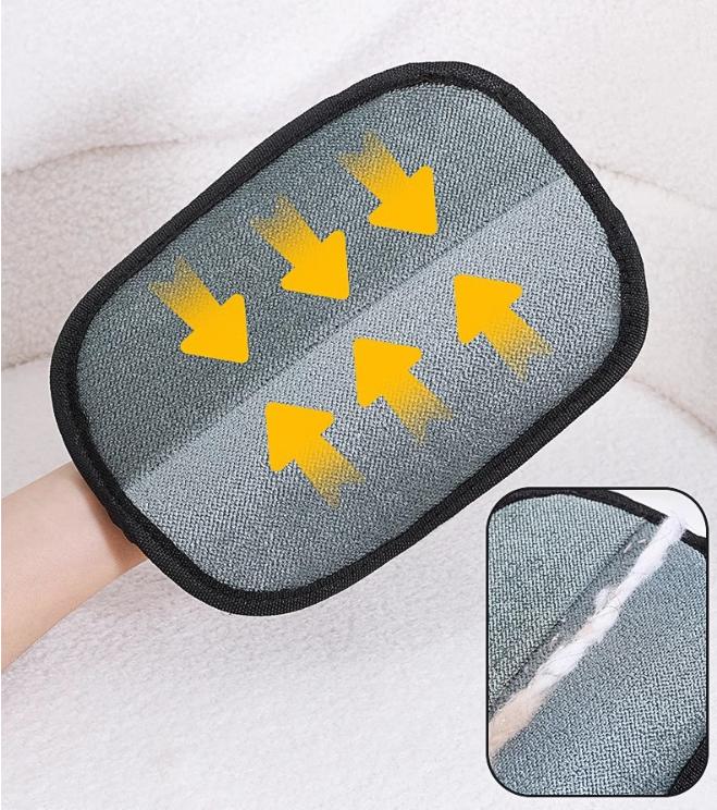 Double Sided Grooming Glove, Grooming Glove For Pet, Pet Grooming Gloves, Versatile Grooming Gloves, Pet Brush Glove For Dogs And Cats